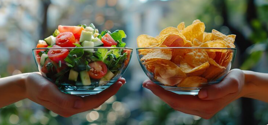 Healthy Food vs. Junk Food - Workout Meals