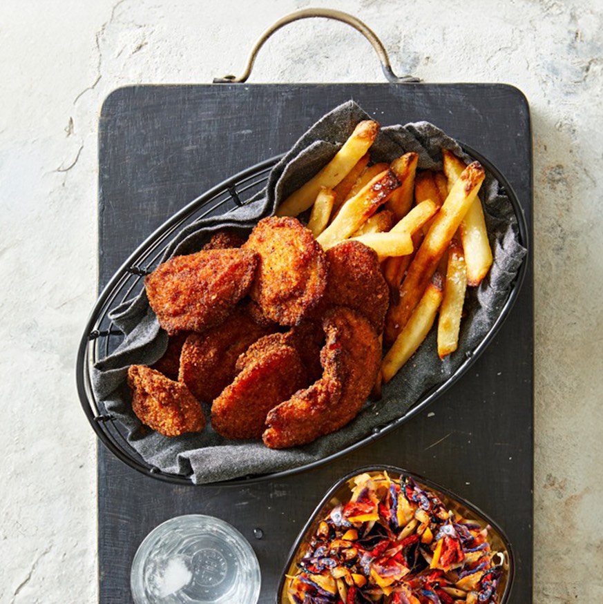 Southern Fried Chicken & Chips - Workout Meals