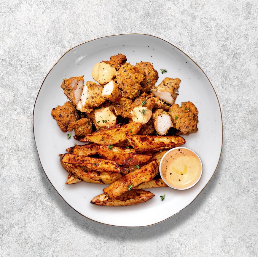 Chicken and Potato Fries