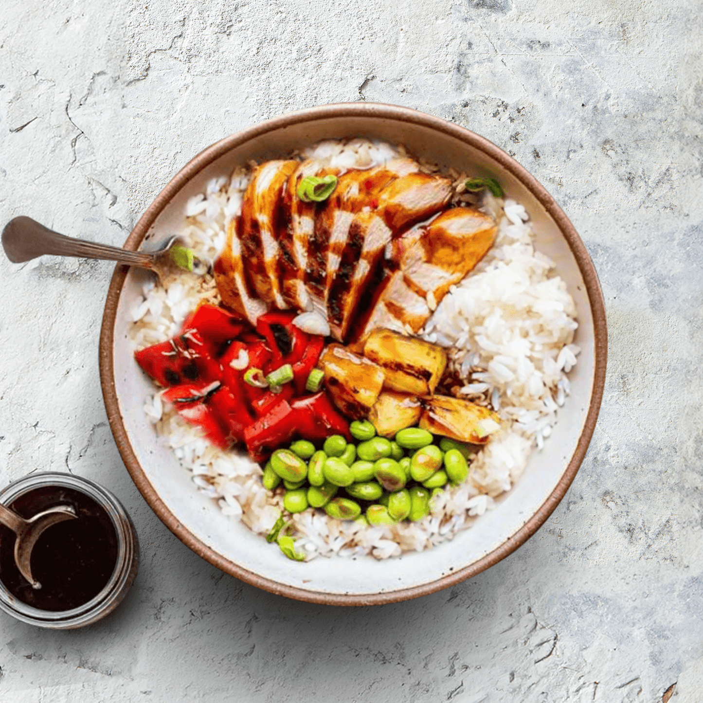 Teriyaki Chicken and Cauliflower Rice
