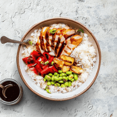 Teriyaki Chicken and Cauliflower Rice
