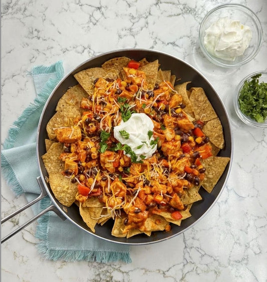Protein Loaded Chicken Nachos
