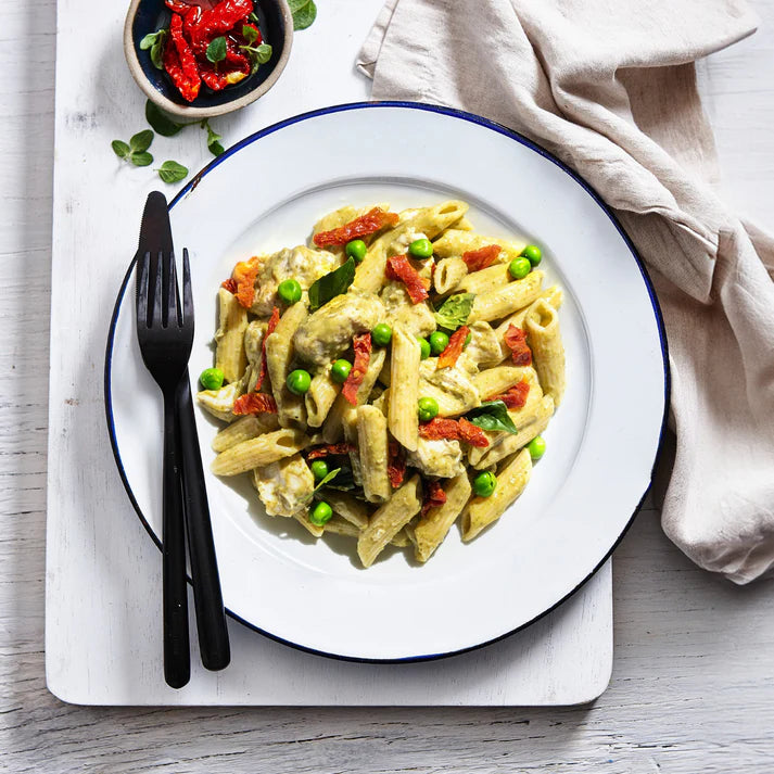 creamy pesto pasta workout meals